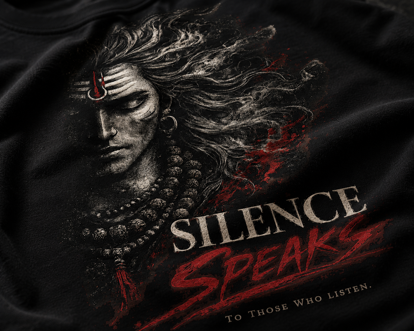 Silence Speaks Oversized Tee
