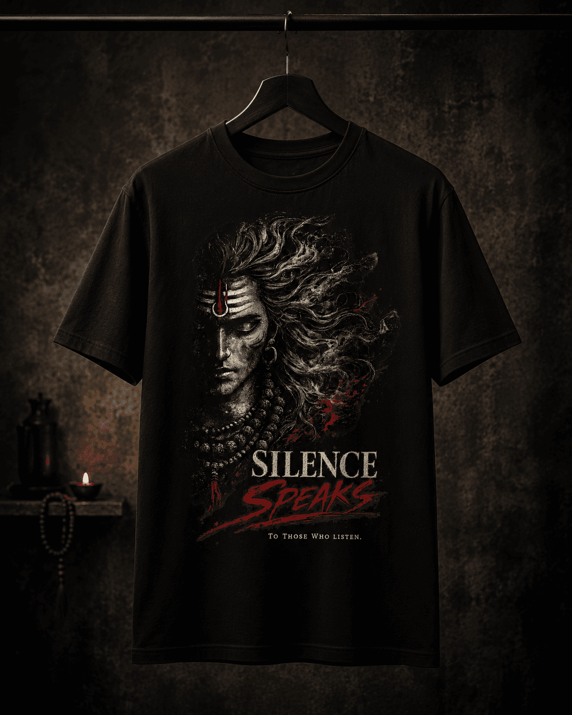 Silence Speaks Oversized Tee