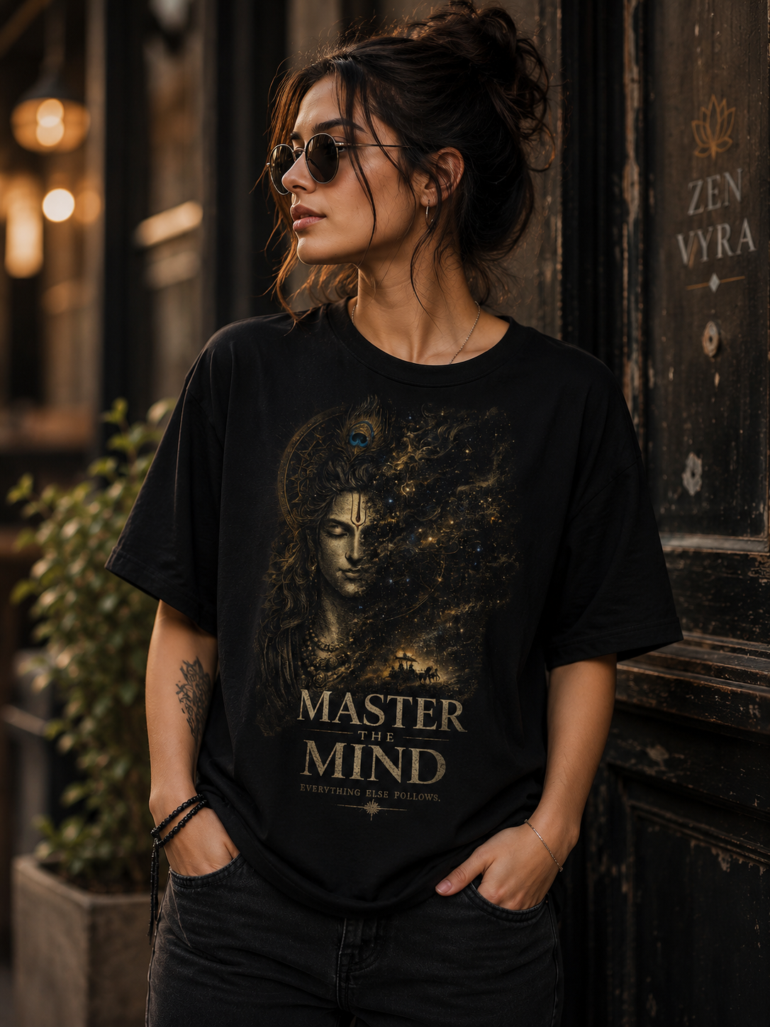 Master The Mind Oversized Tee