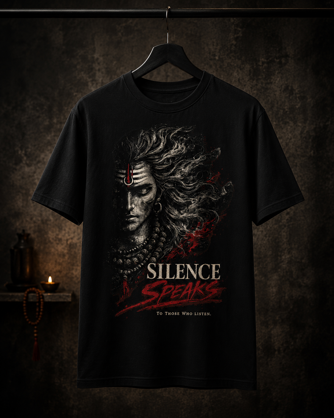 Silence Speaks Oversized Tee