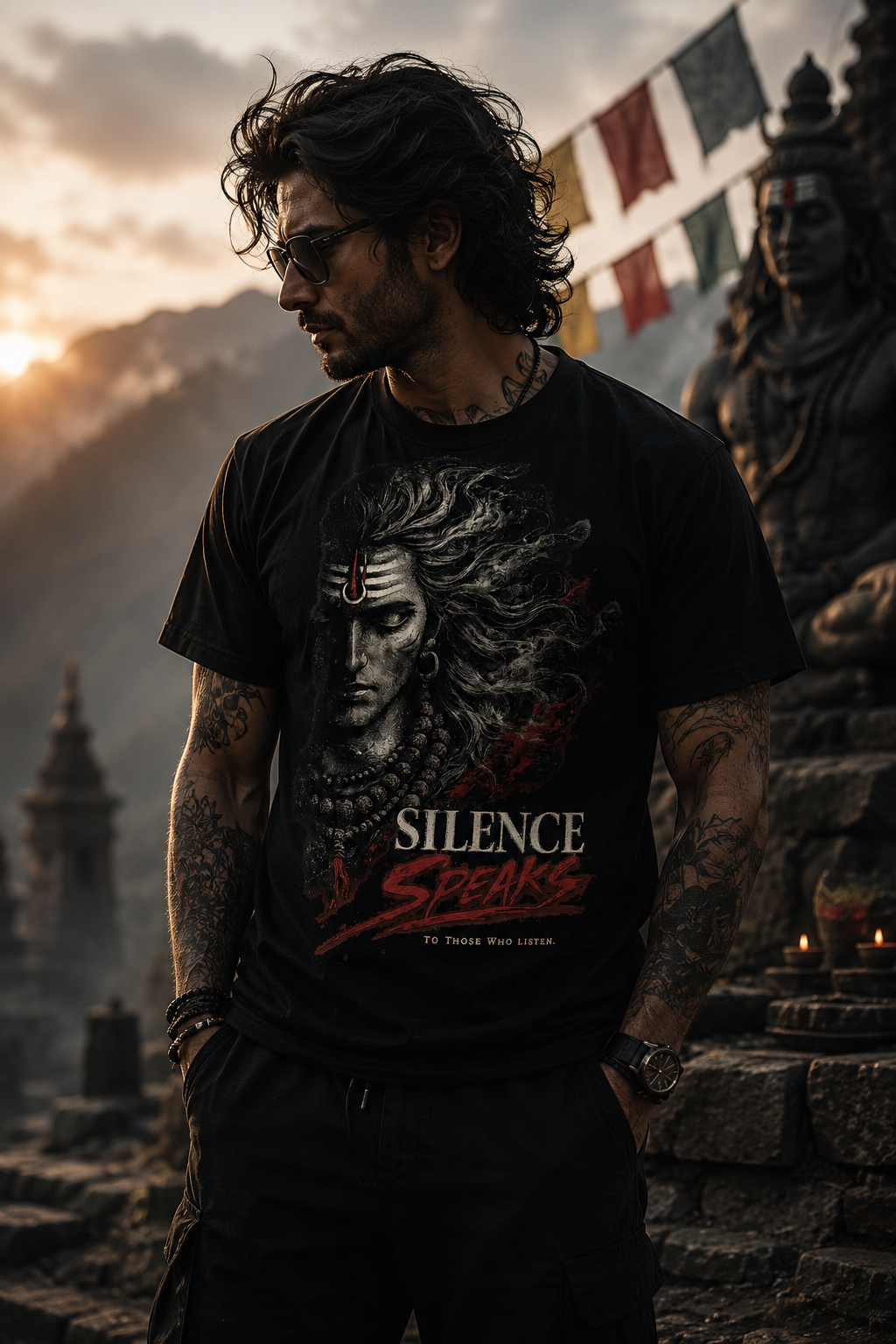 Silence Speaks Oversized Tee